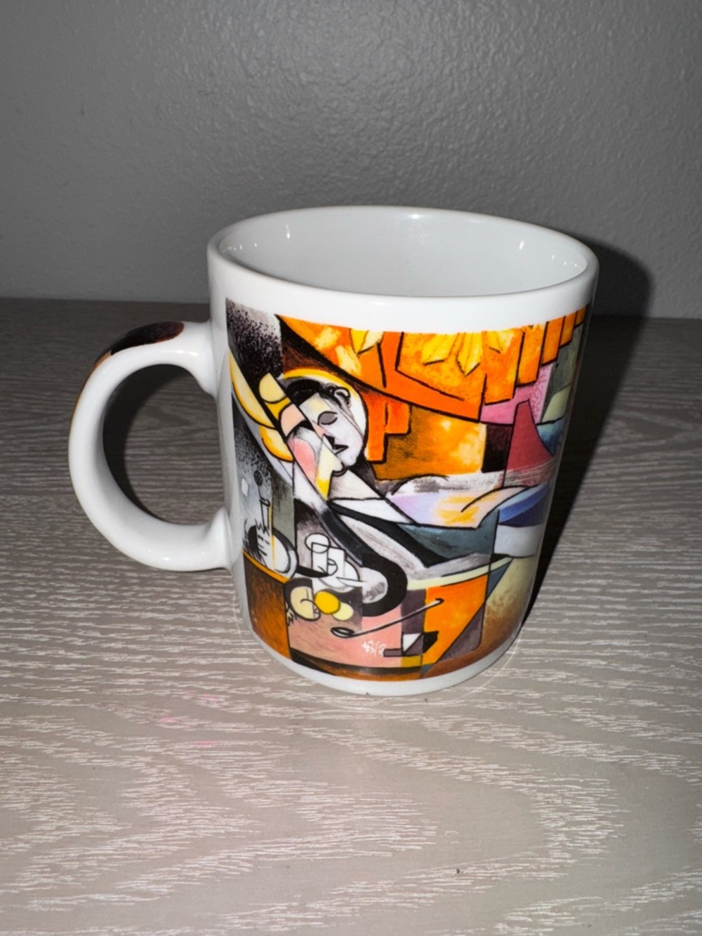 Chaleur Master Cubists Coffee Mug - Albert Gleizes Man in Hammock by D. Burrows